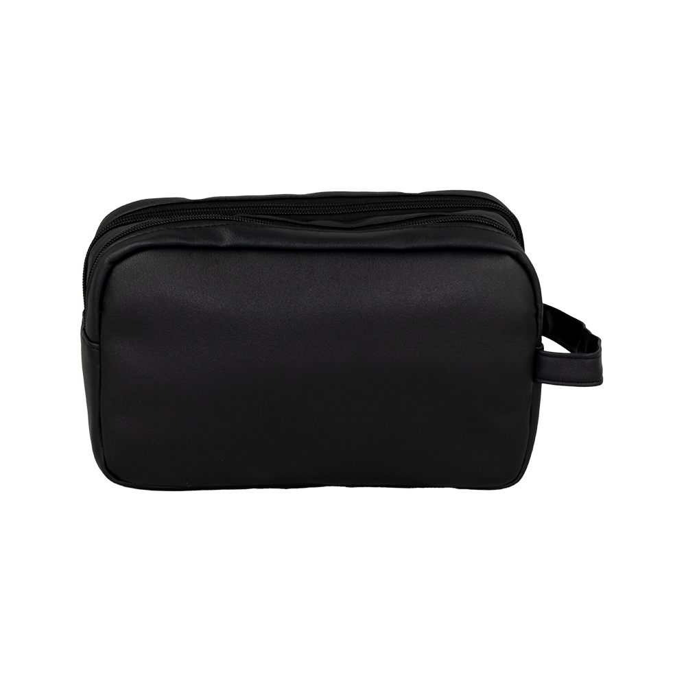 The Knight black toiletry bag